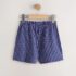 Navy/Red Stripe Textured Shorts 2