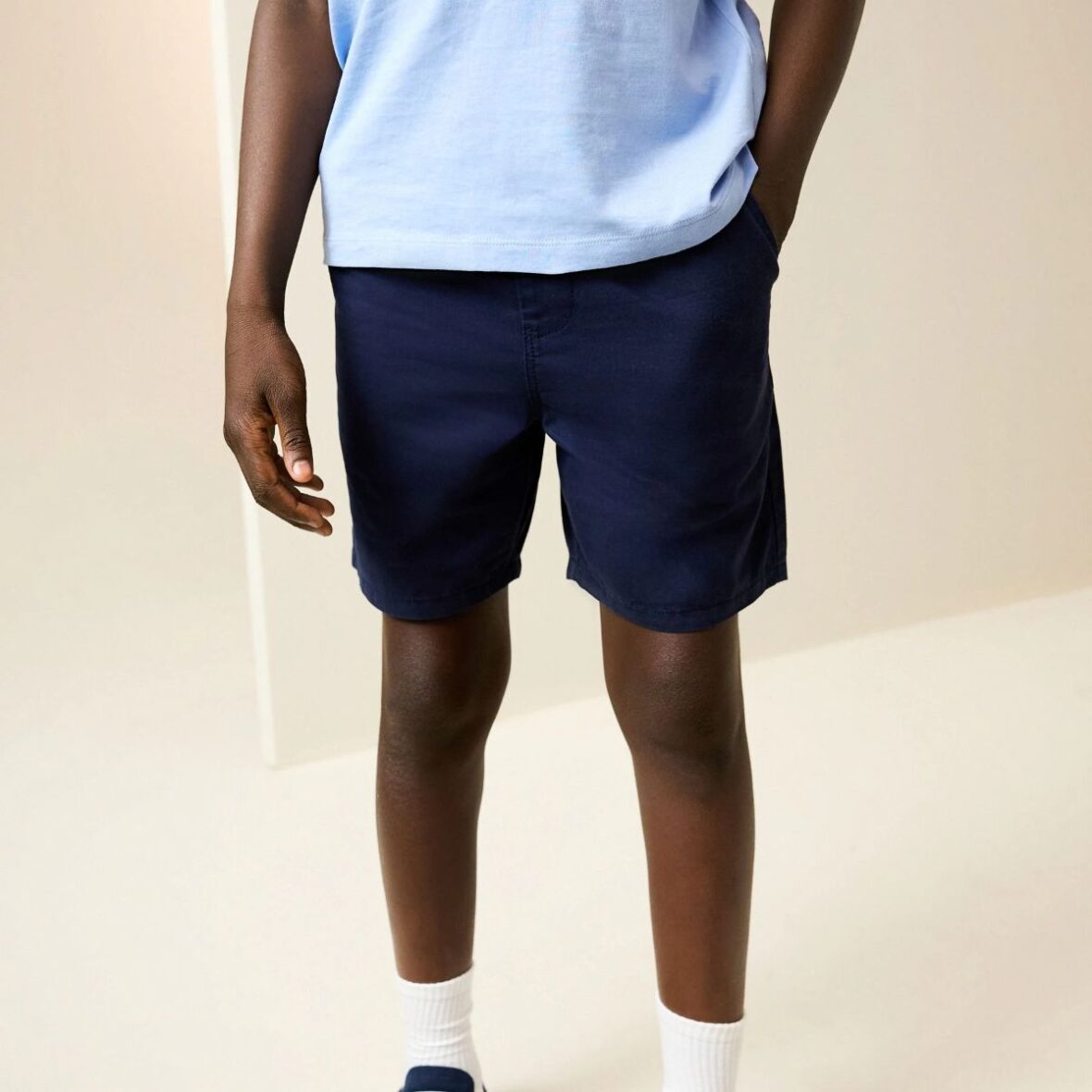 Navy Regular Fit Shorts 1
