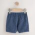 Navy Stripe Linen Blend Pull On Shorts 2