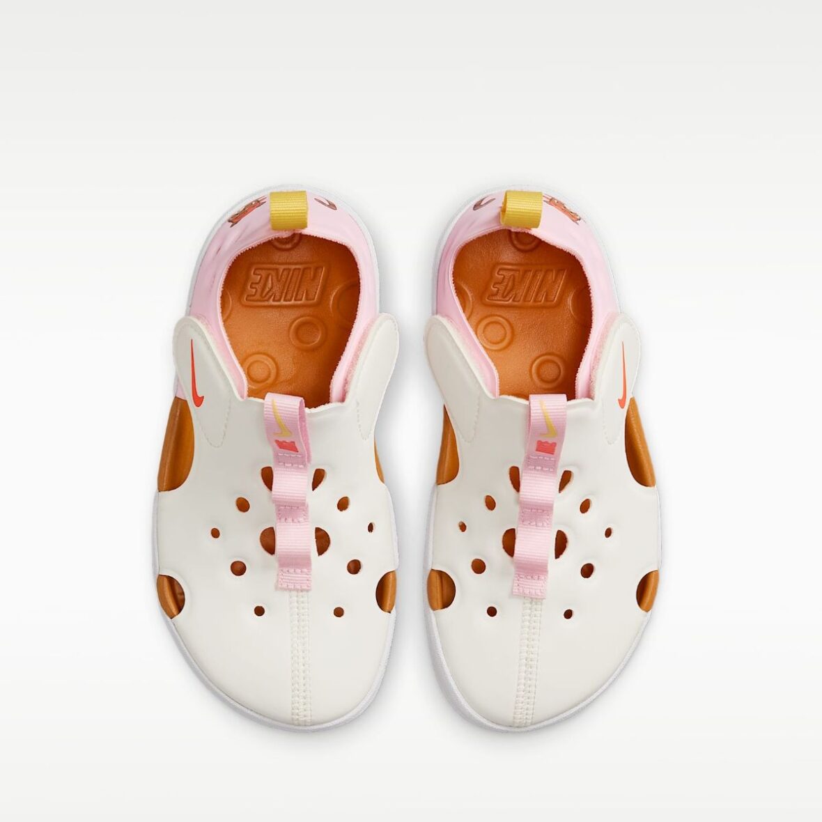 Nike Sunray Protect 4 Kids Sandals Orange White 4