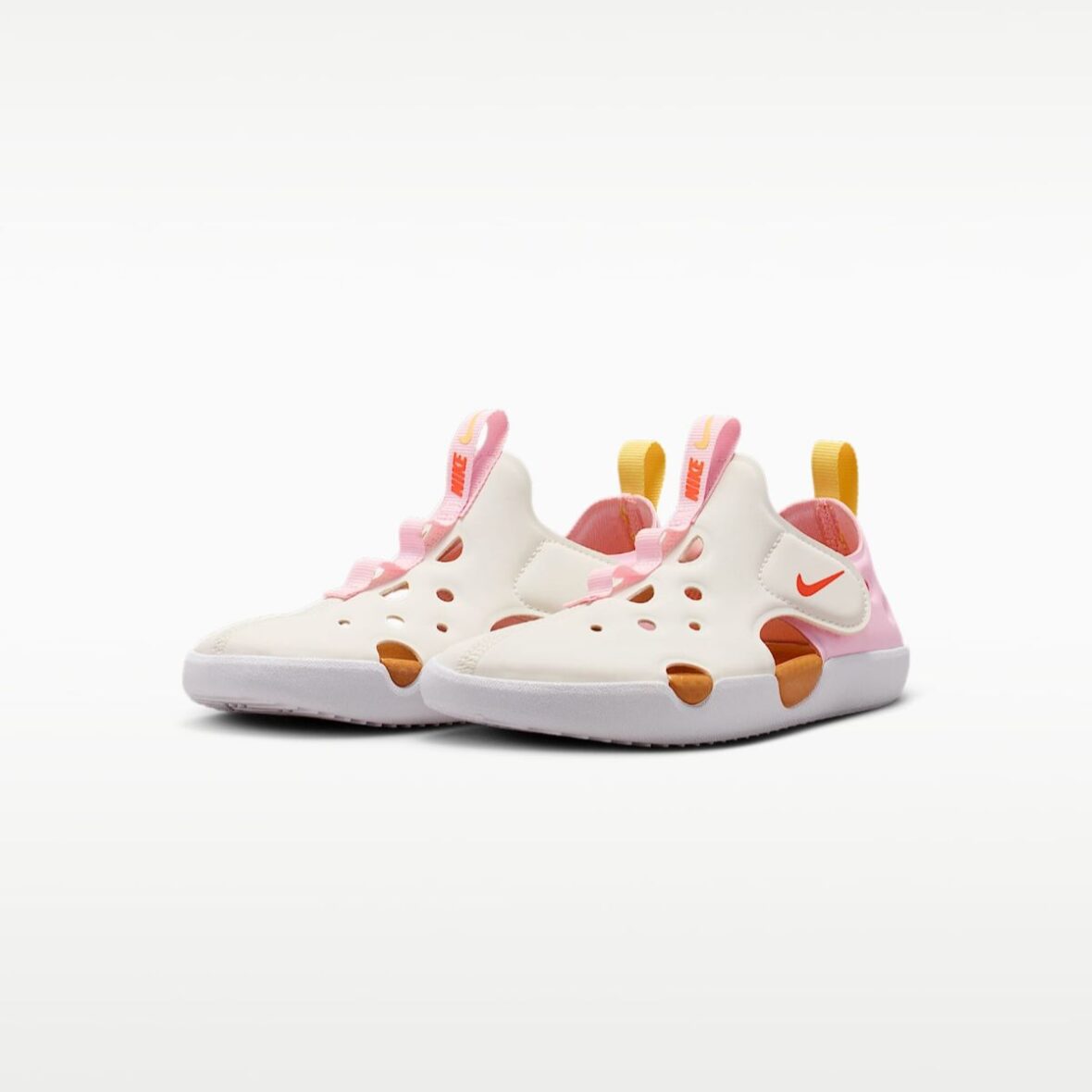 Nike Sunray Protect 4 Kids Sandals Orange White 5
