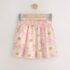 Pink Flower Textured Shorts 4