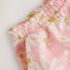 Pink Flower Textured Shorts 2