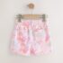 Pink Graffiti Print Pull On Denim Shorts 2