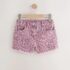 Pink Leopard Animal Print Regular Length Frayed Edge Denim Shorts 3