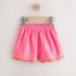 Pink Seersucker Stripe Crochet Trim Shorts 4