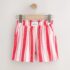 Red/Pink Stripe Textured Shorts 3