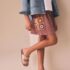 Rust Brown Crochet Pocket Shorts 4