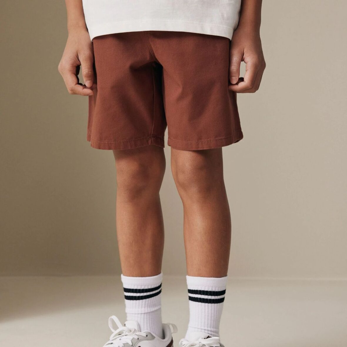 Rust Brown Regular Fit Shorts 1