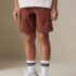 Rust Brown Regular Fit Shorts 1