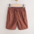 Rust Brown Regular Fit Shorts 2