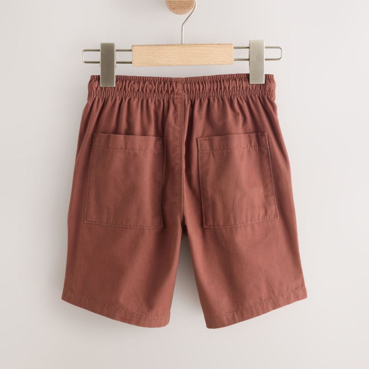 Rust Brown Regular Fit Shorts 3