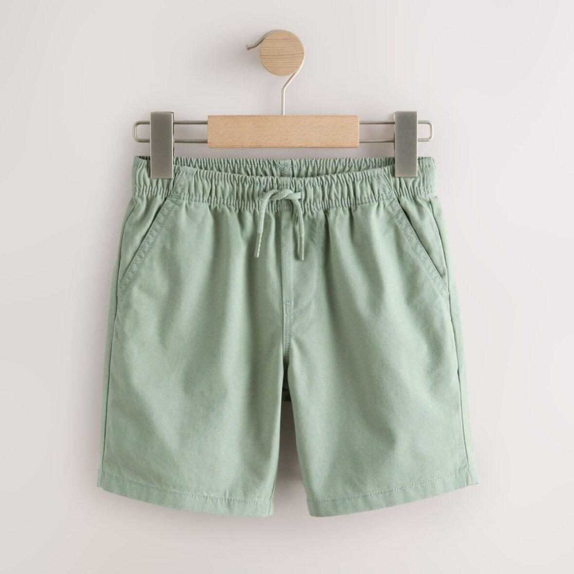 Sage Green Regular Fit Shorts (3-16yrs)