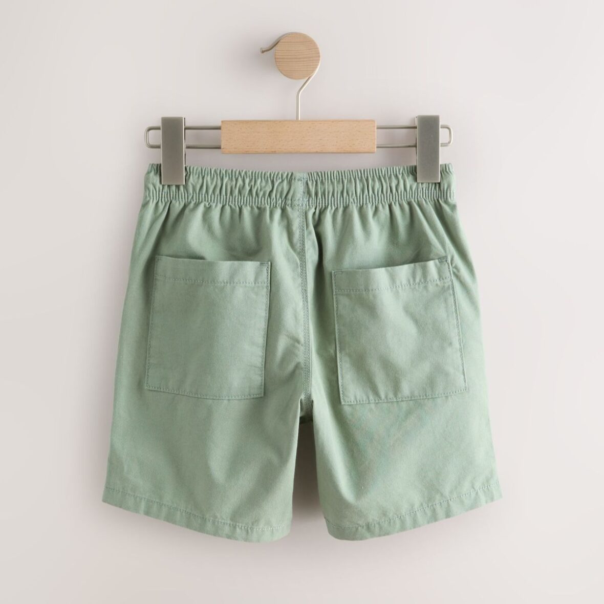 Sage Green Regular Fit Shorts 3