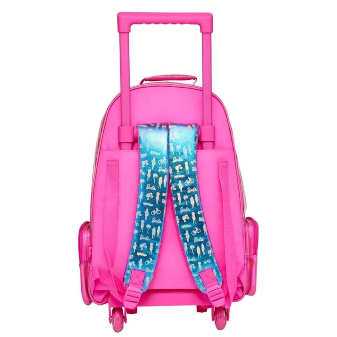 Smiggle Barbie Trolley Backpack With Light Up Wheels (2)