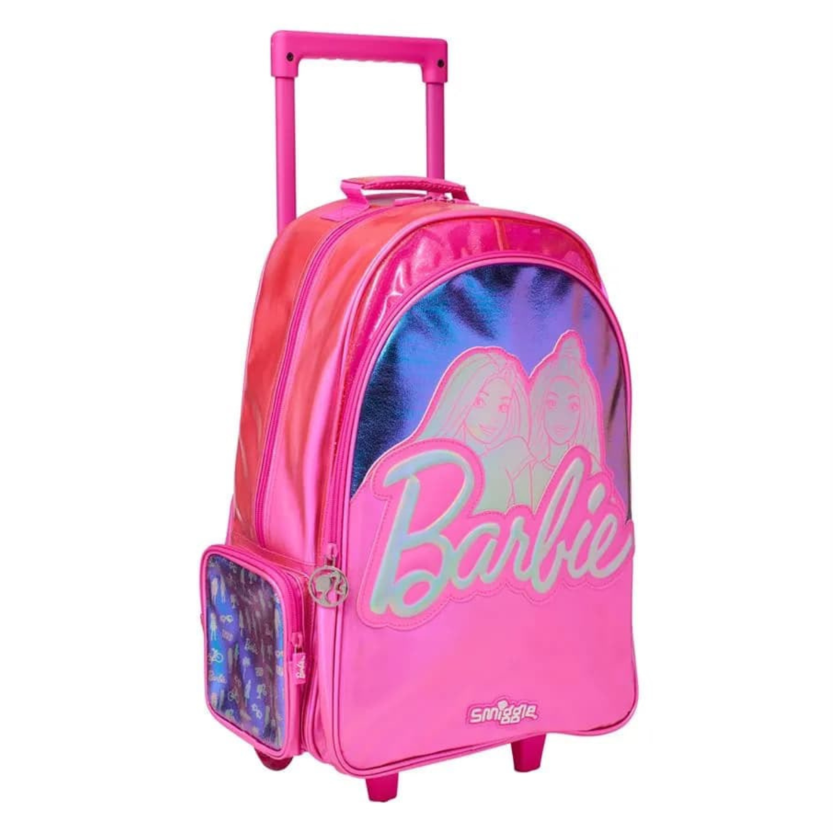 Smiggle Barbie Trolley Backpack With Light Up Wheels (3)