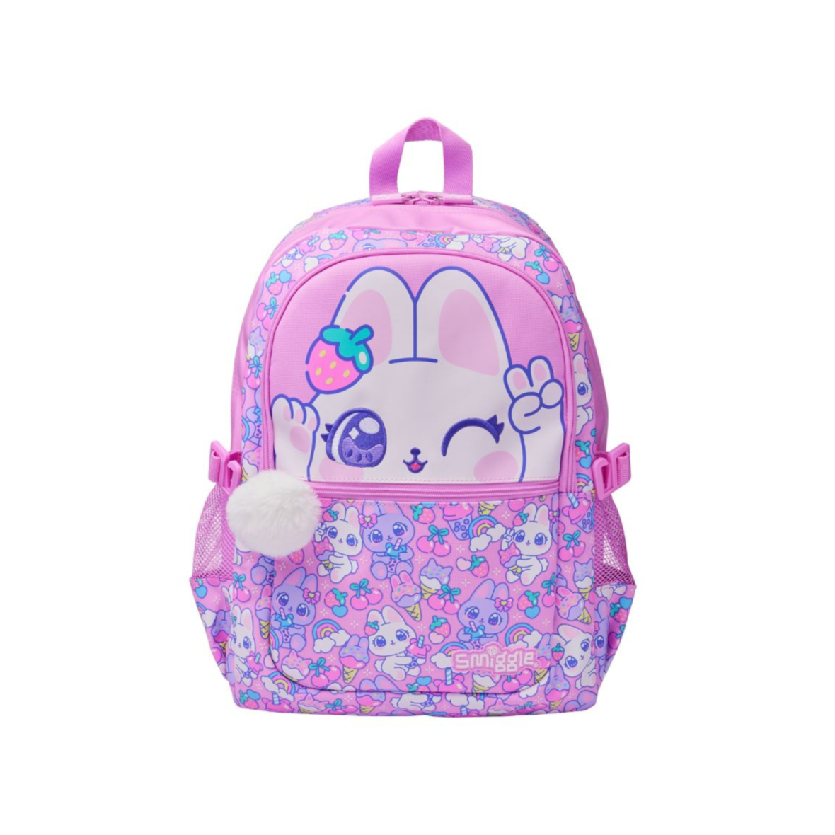 Smiggle Bright Eyes Classic Attach Backpack – Pink