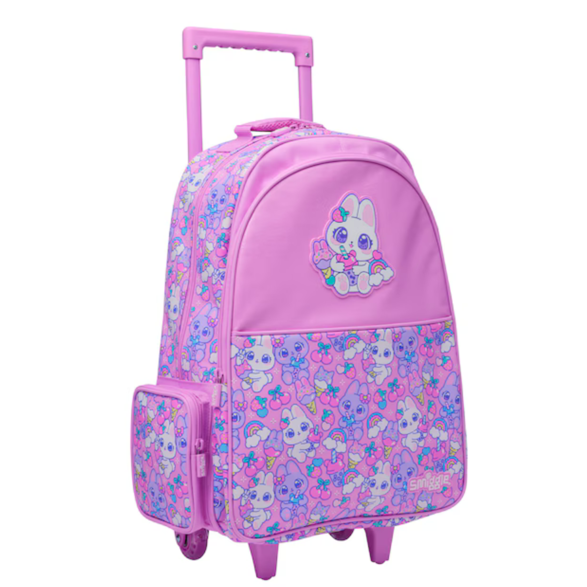 Smiggle Bright Eyes Trolley Backpack With Light Up Wheels2