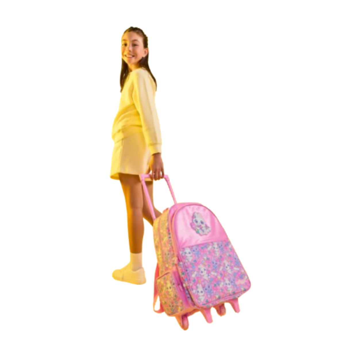 Smiggle Bright Eyes Trolley Backpack With Light Up Wheels5