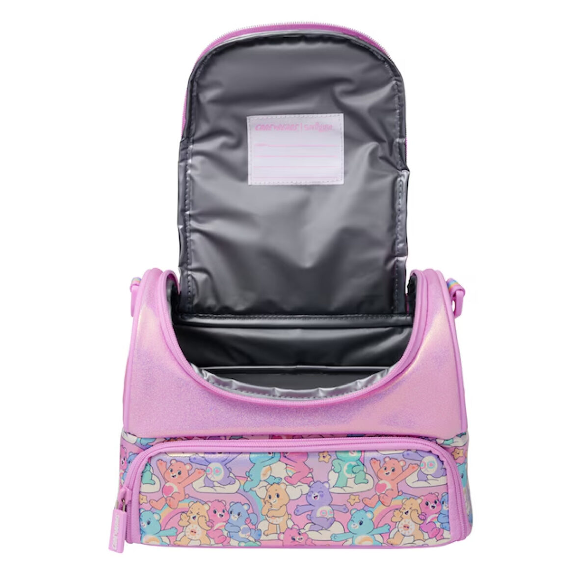 Smiggle Care Bears Large Double Compartment Lunchbox With Strap2