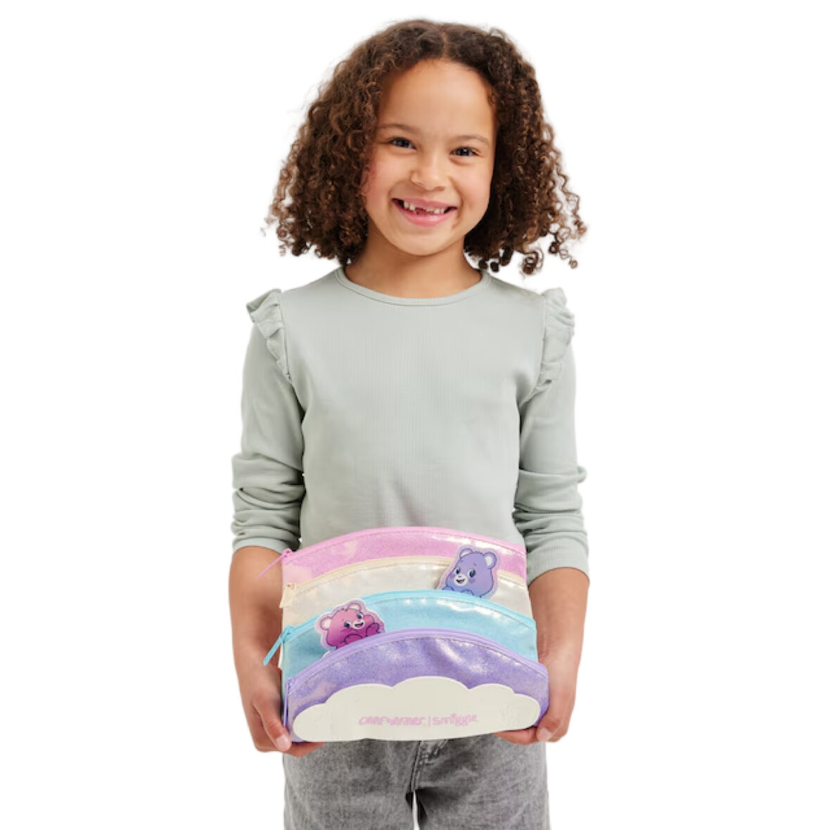 Smiggle Care Bears Multi-Pocket Pencil Case3