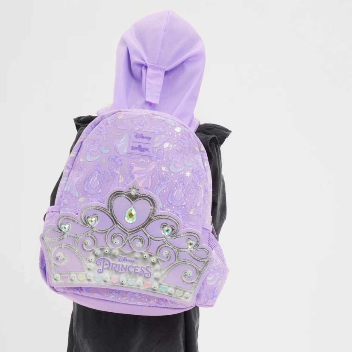 Smiggle Disney Princess Junior Character Hoodie Backpack (3)