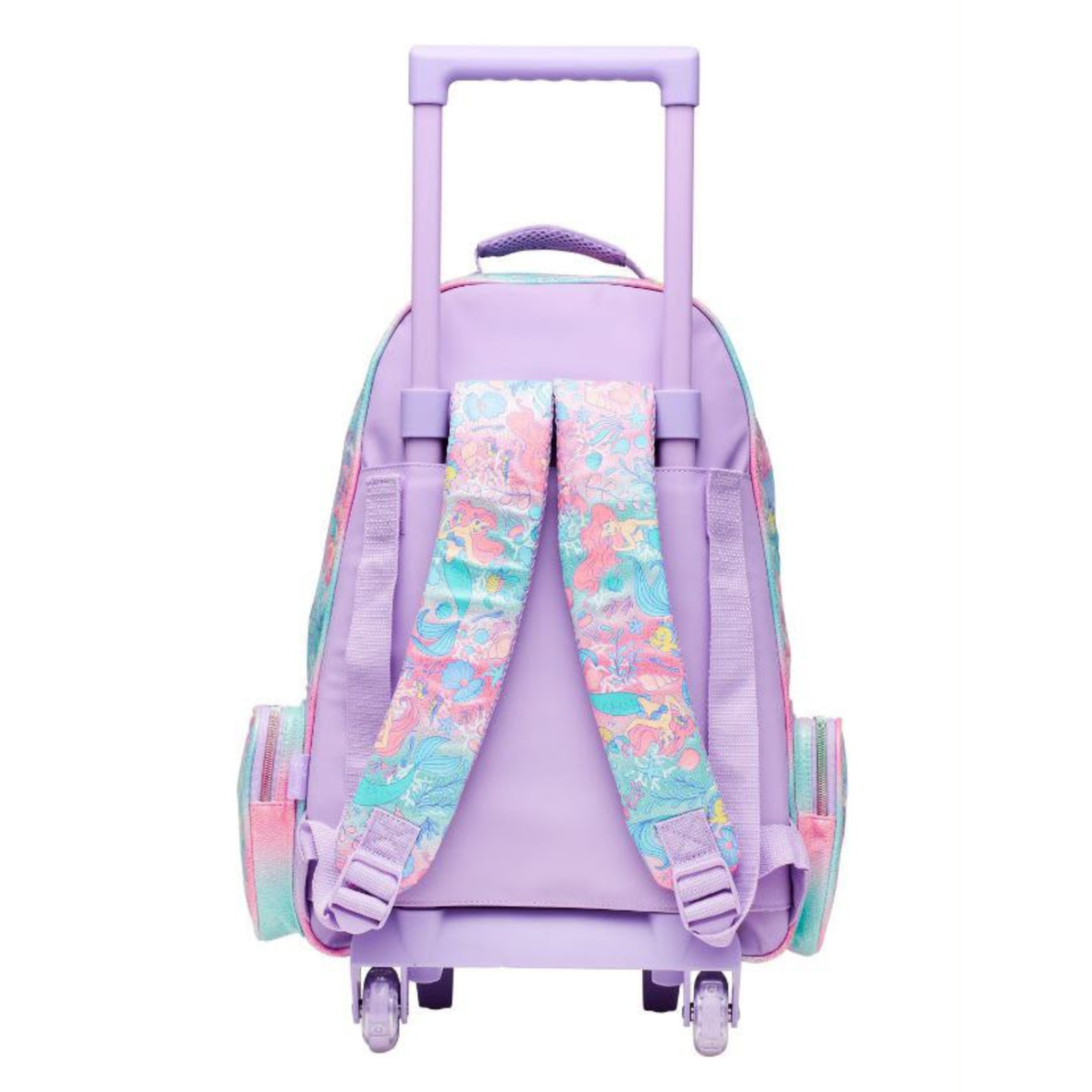 Smiggle Disney Princess Trolley Backpack With Light Up Wheels (2)