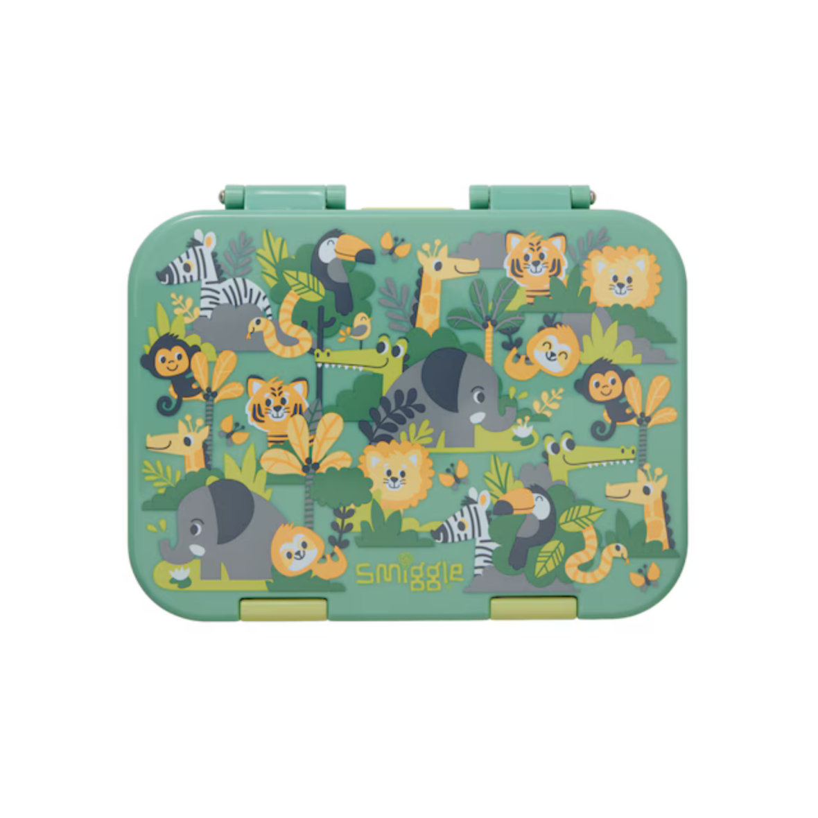 Smiggle Little Journeys Small Bento Lunchbox – Green