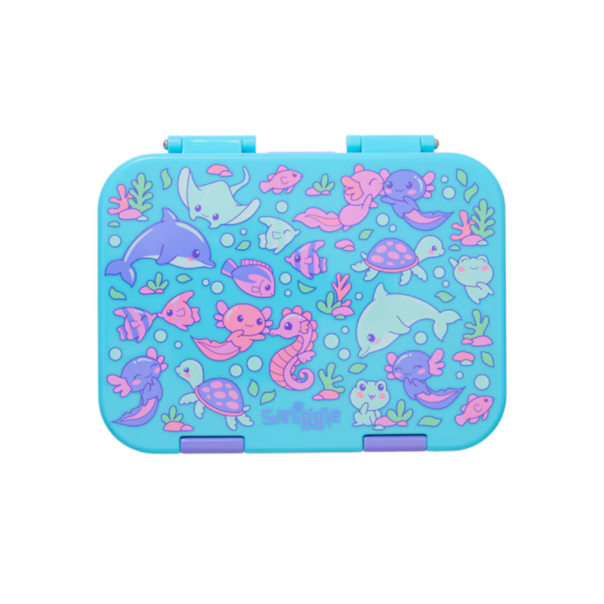 Smiggle Little Journeys Small Bento Lunchbox – Aqua