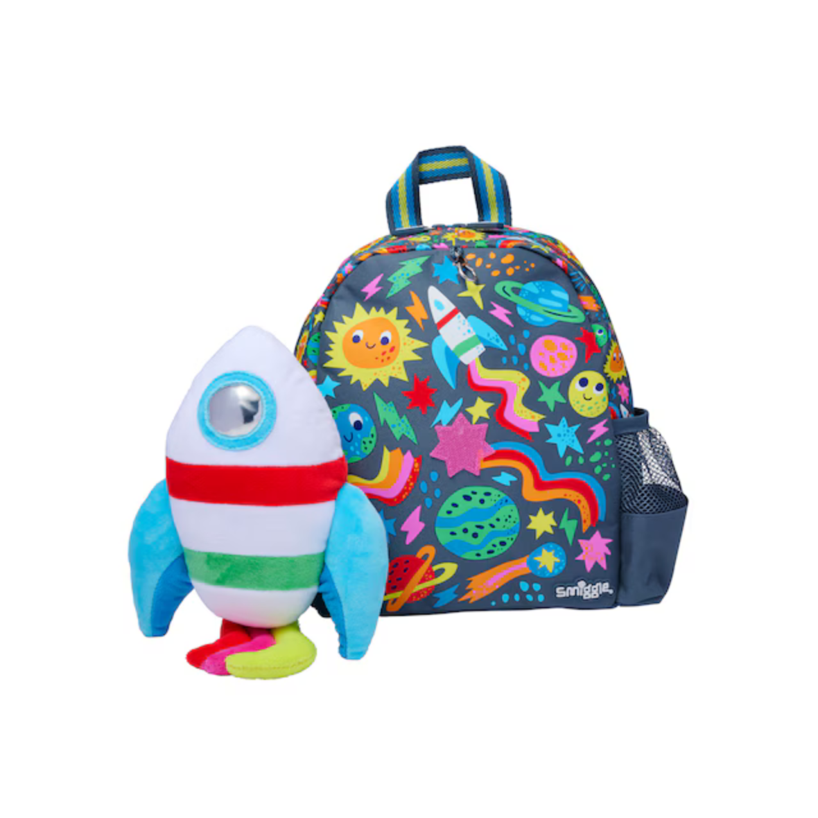 Smiggle Little Journeys Teeny Tiny Backpack With Detachable Plush Toy (2)