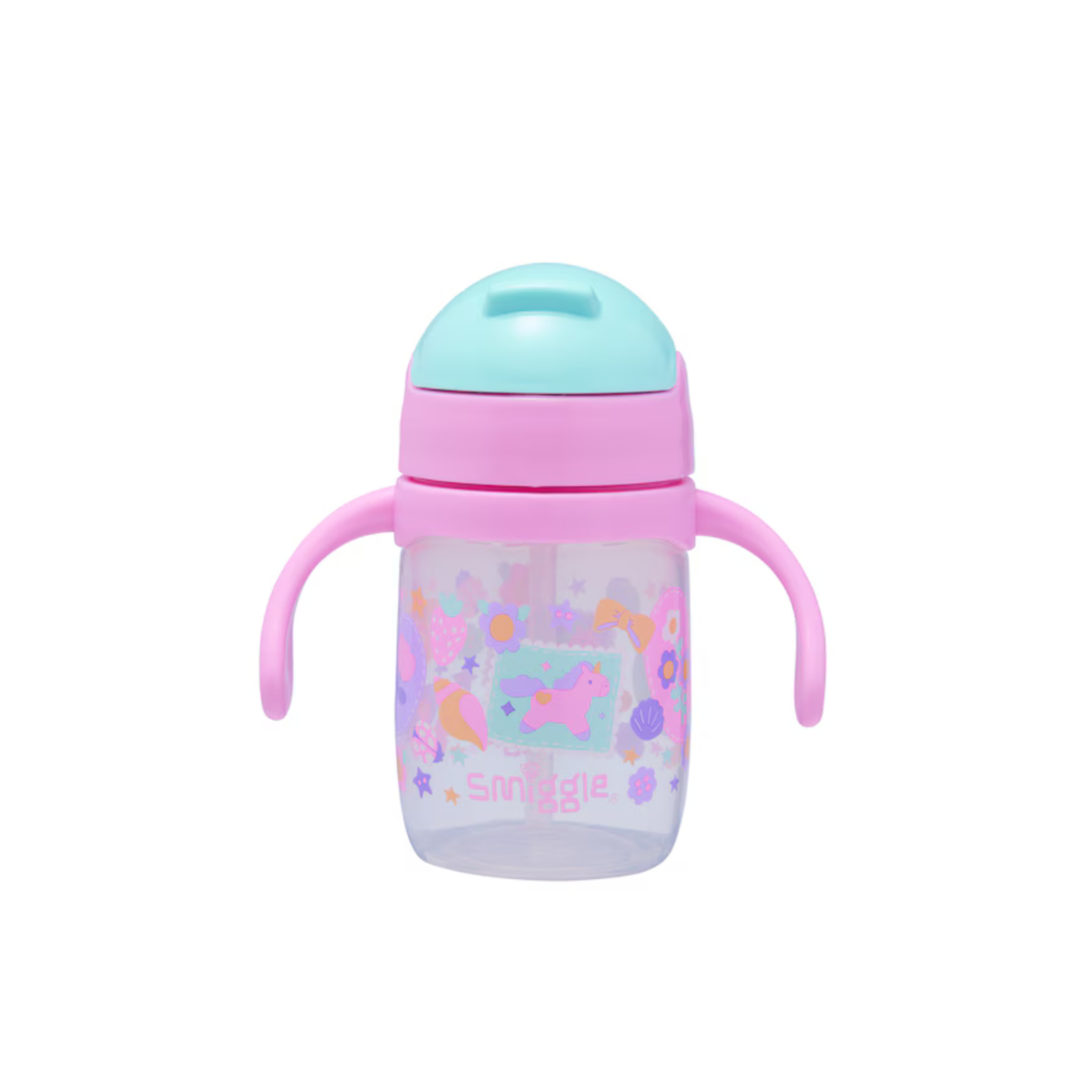 Smiggle Little Journeys Teeny Tiny Sip Top Drink Bottle 230Ml – Pink