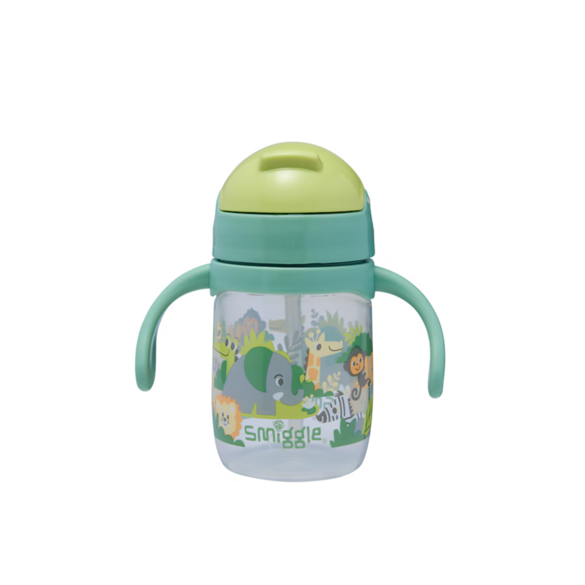 Smiggle Little Journeys Teeny Tiny Sip Top Drink Bottle 230Ml – Green