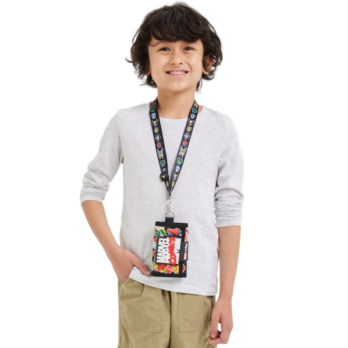 Smiggle Marvel Character Lanyard Wallet3