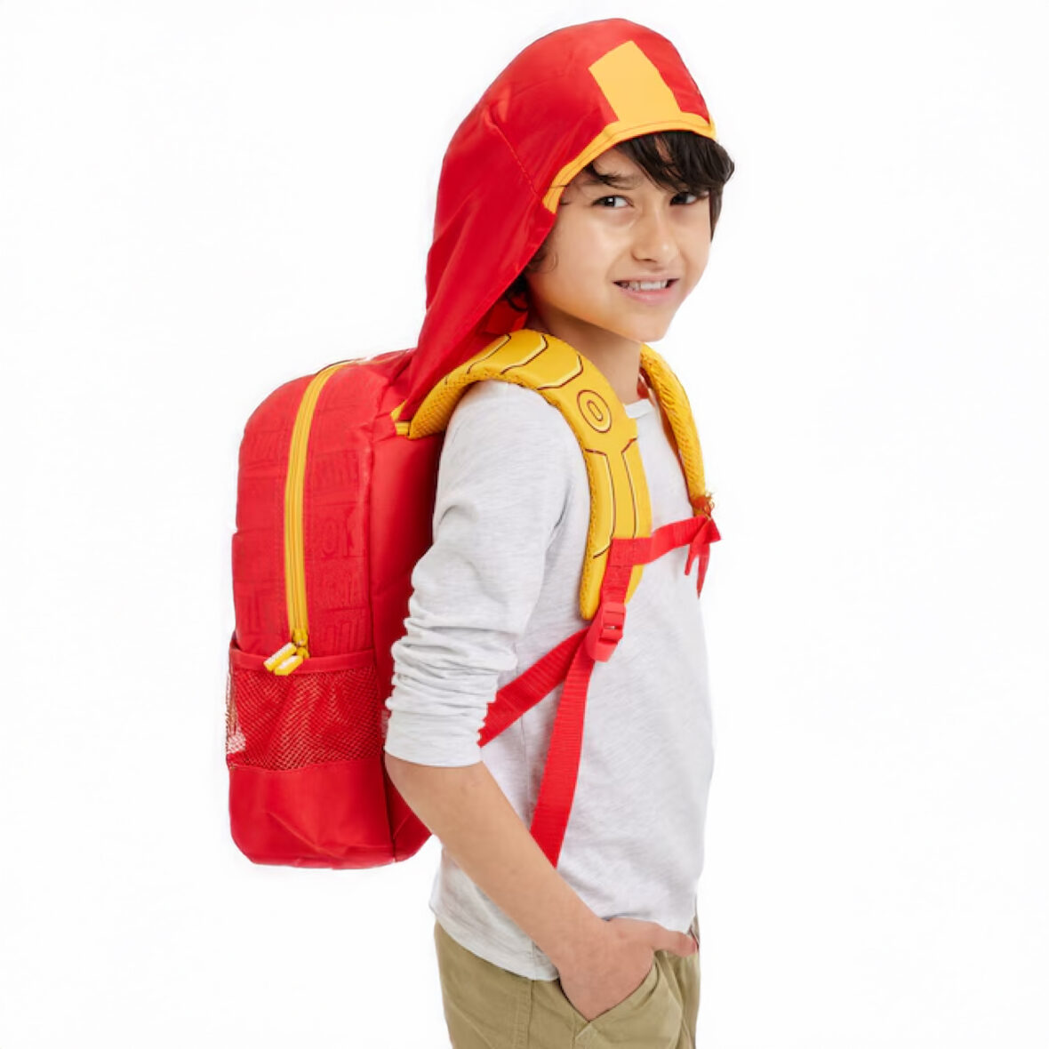 Smiggle Marvel Iron Man Junior Hoodie Backpack4