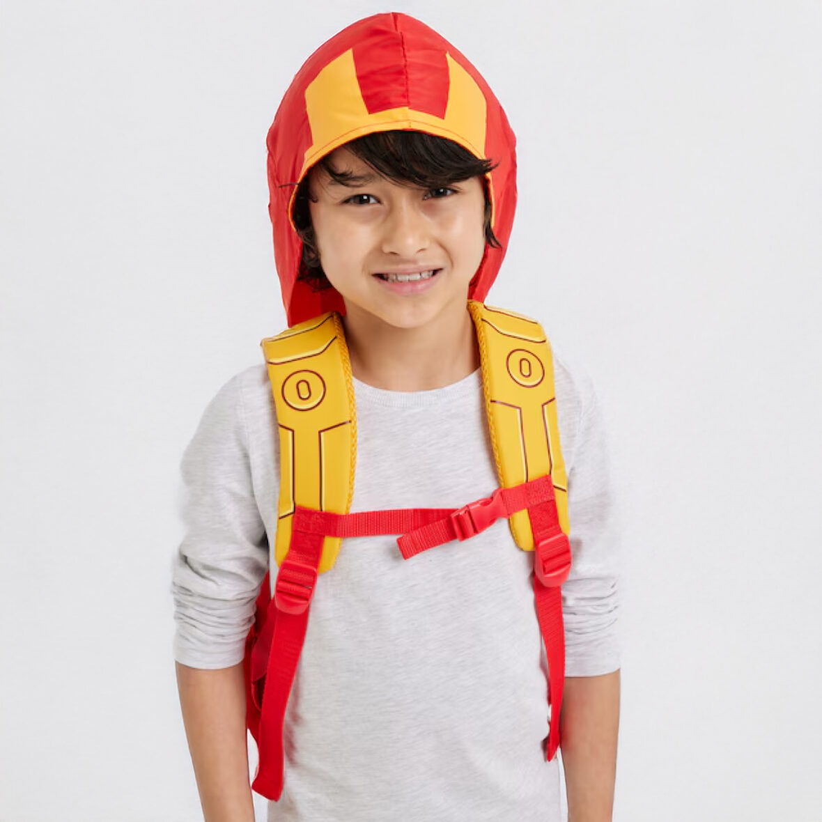 Smiggle Marvel Iron Man Junior Hoodie Backpack5