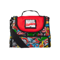 Smiggle Marvel Large Double Compartment Lunchbox With Strap