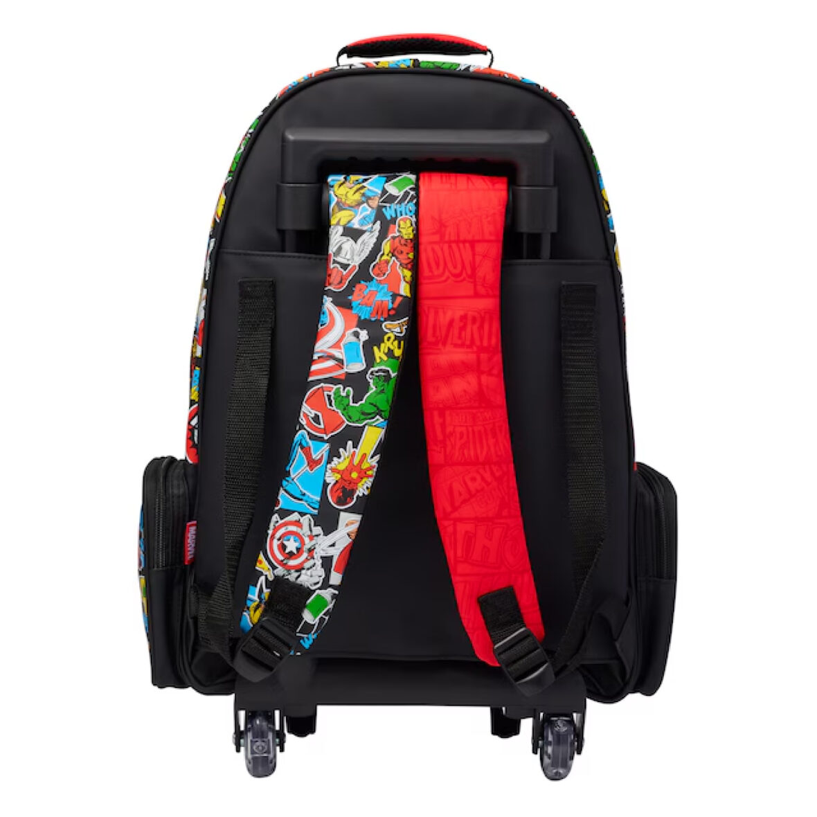 Smiggle Marvel Trolley Backpack With Light Up Wheels2