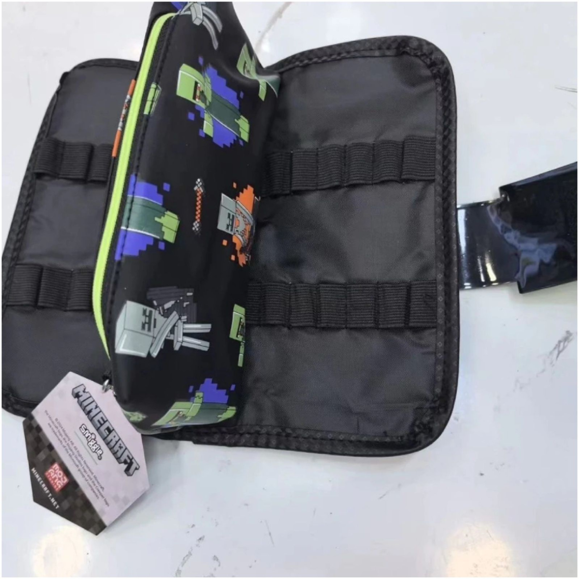 Smiggle Minecraft Double Zipper Pencil Case2