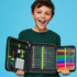 Smiggle Minecraft Zip It Stationery Gift Pack Black 2
