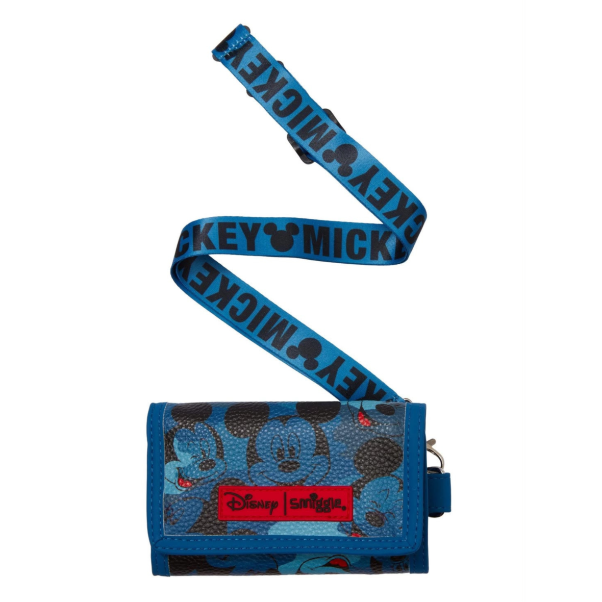 Smiggle Mickey Mouse Character Lanyard Wallet – Blue