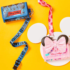 Smiggle Minnie Mouse Character Lanyard Wallet Blue 3