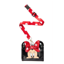 Smiggle Minnie Mouse Character Lanyard Wallet Red (1)