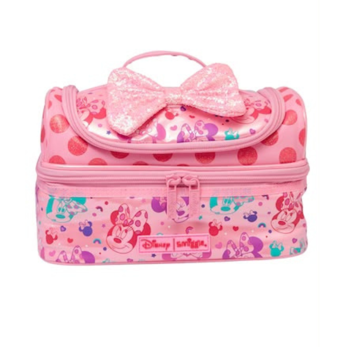 Smiggle Minnie Mouse Double Decker Lunchbox – Pink