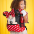 Smiggle Minnie Mouse Junior Character Hoodie Backpack Red 4
