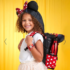 Smiggle Minnie Mouse Junior Character Hoodie Backpack Red 5