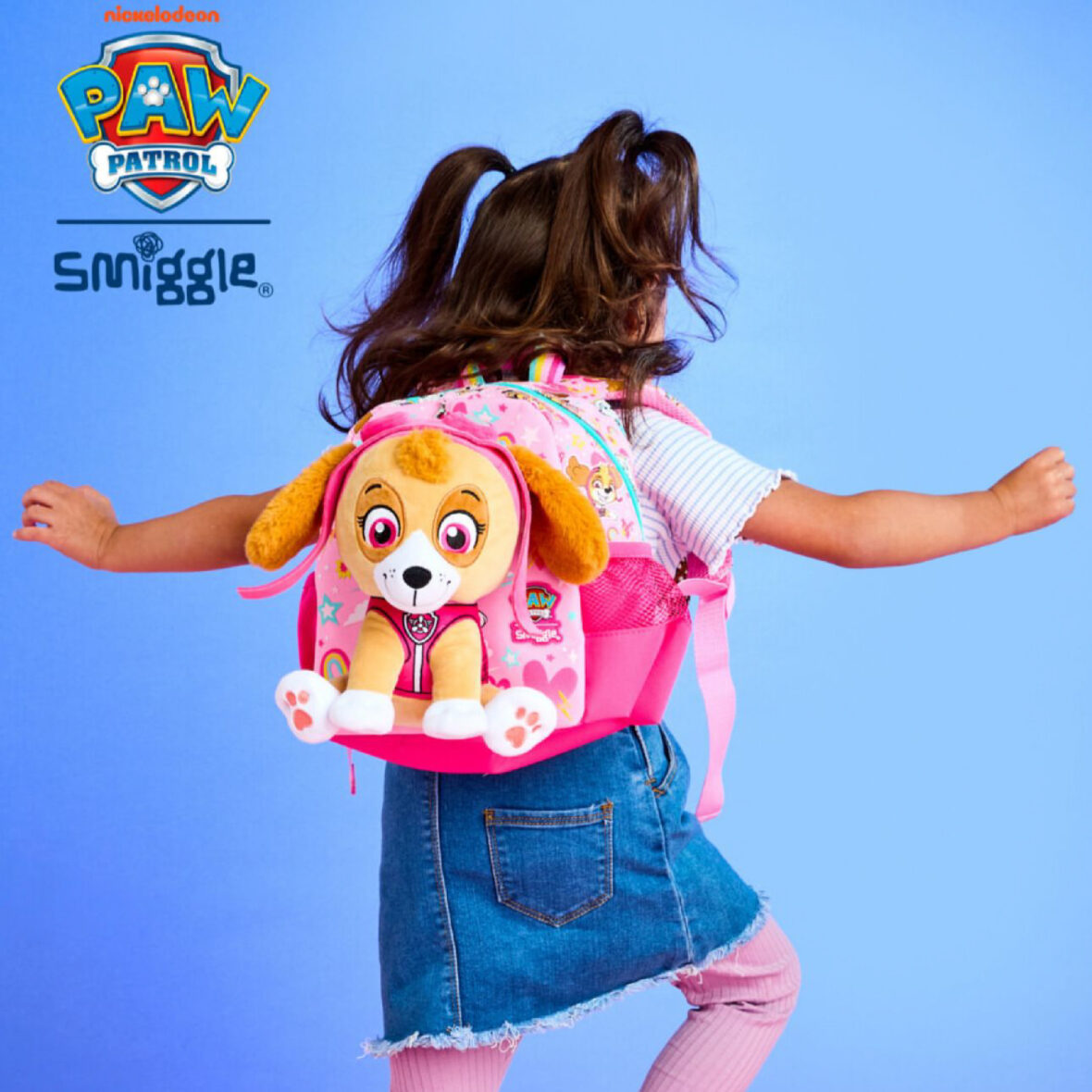 Smiggle Paw Patrol Teeny Tiny Backpack With Detachable Plush Toy Pink4
