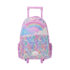 Smiggle Pink Care Bears Trolley Backpack With Light Up Wheels1