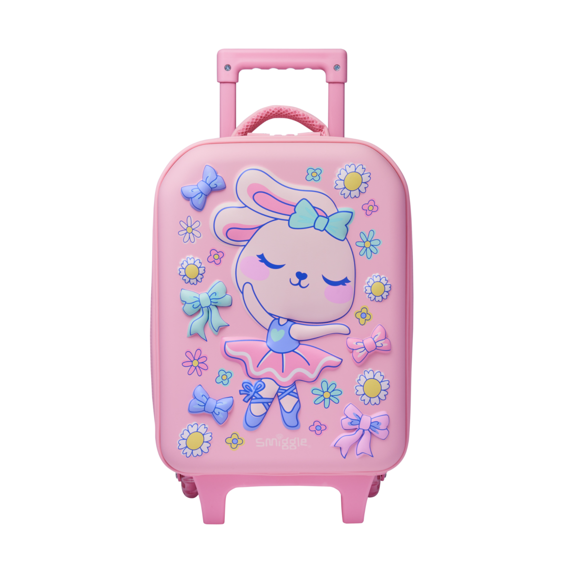 Smiggle Playtime Junior Hardtop Trolley – Pink