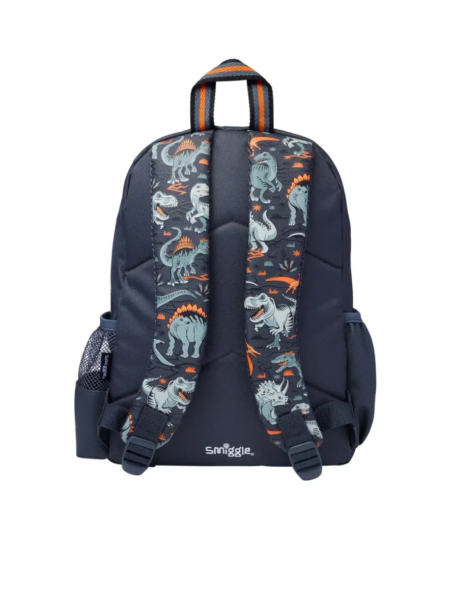 Smiggle Playtime Junior ID Backpack GREY BACK