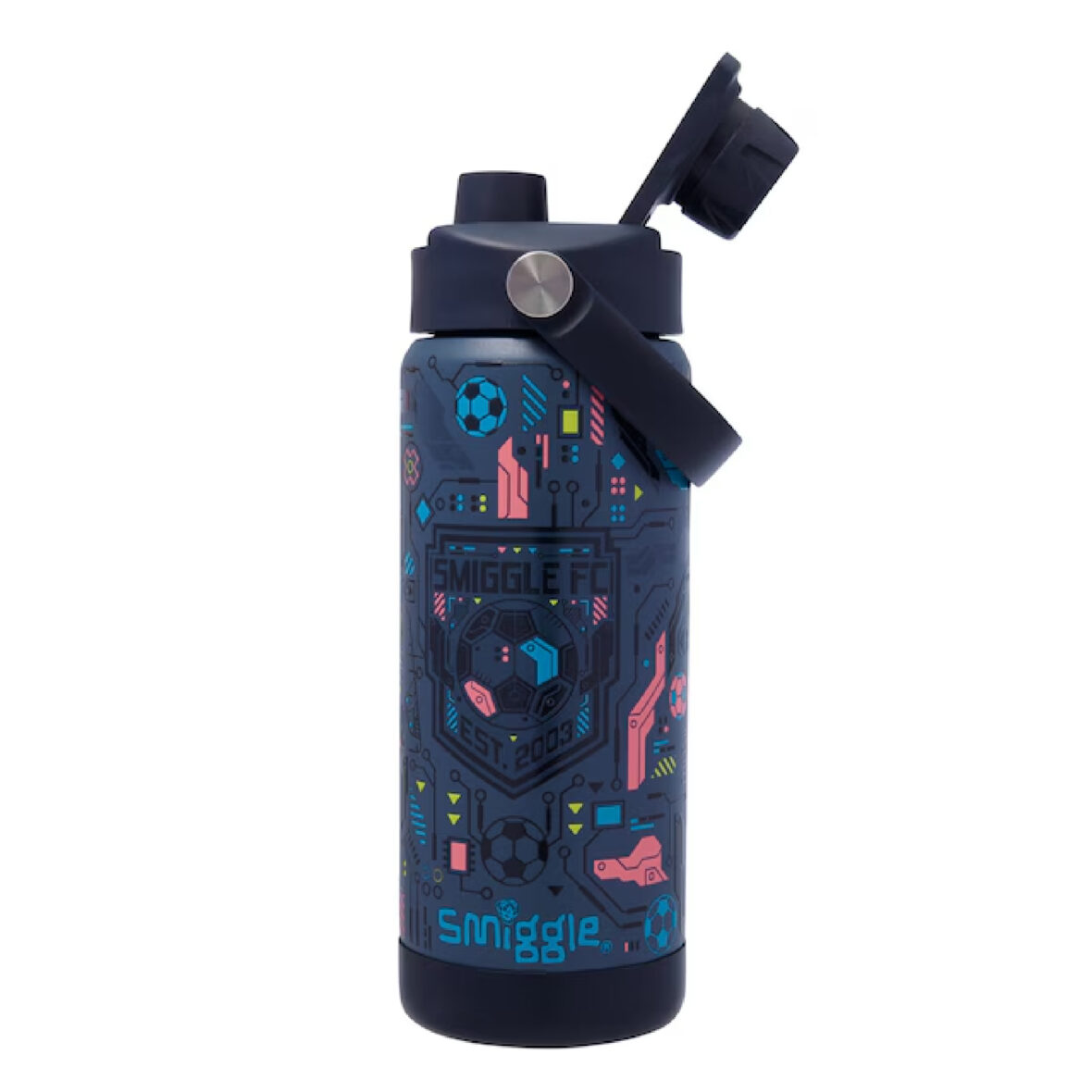 Smiggle Power Play Squiggle Stainless Steel Insulated Drink Bottle 550Ml3